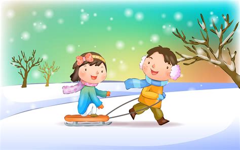 free winter cartoon images